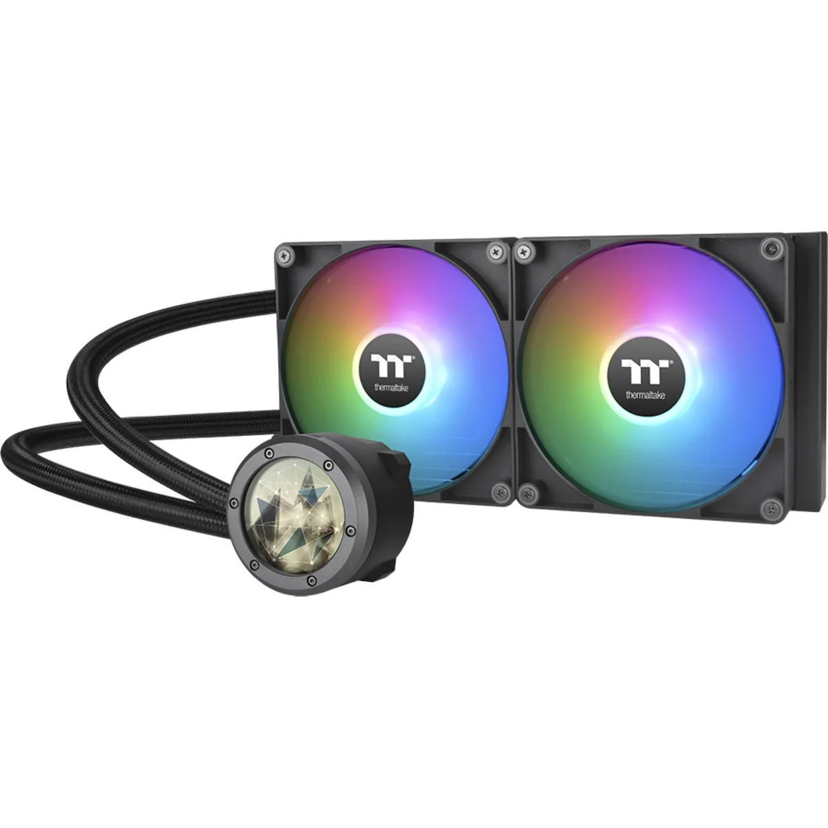 Thermaltake TH280 V2 Ultra ARGB Sync (v2) Υδρόψυξη Επεξεργαστή Διπλού Ανεμιστήρα 120mm για Socket AM4/AM5/1700/1200/115x - Image 1