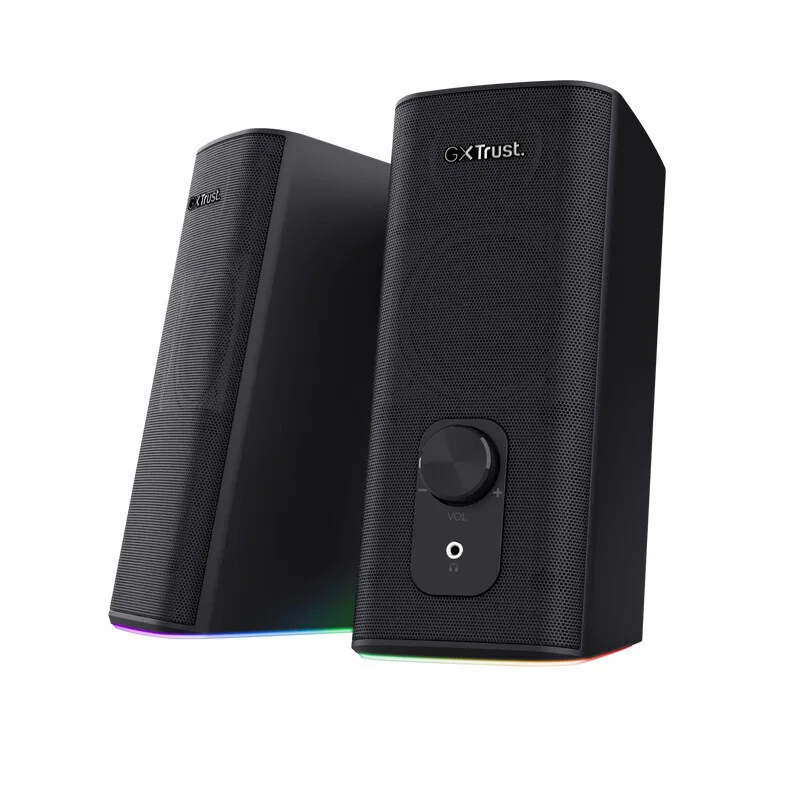 Trust GXT 612 Cetic Ηχεία Υπολογιστή 2.0 με RGB Φωτισμό και Bluetooth Ισχύος 10W σε Μαύρο Χρώμα - Image 1