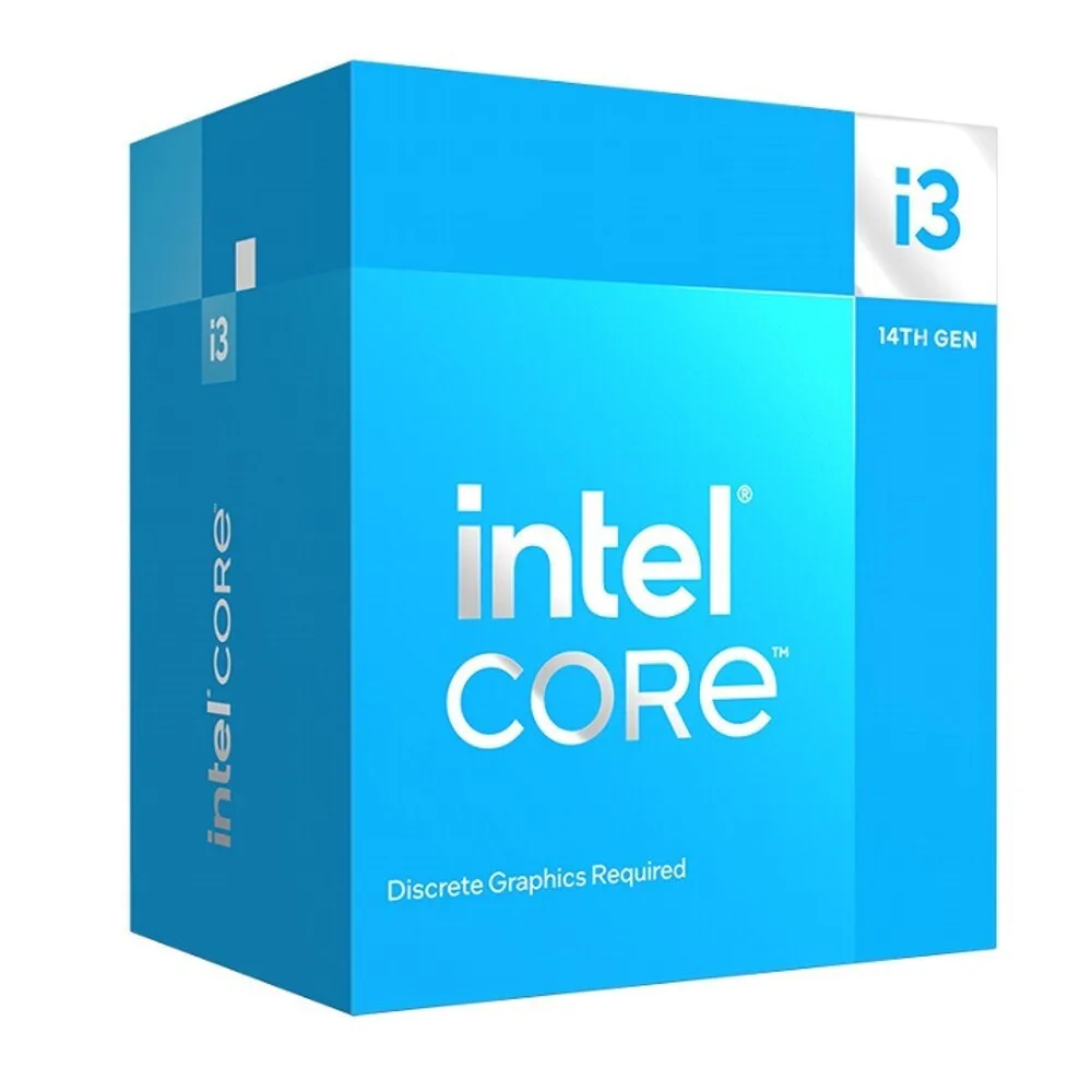Intel Core i3-14100F 3.5GHz Επεξεργαστής 4 Πυρήνων για Socket 1700 σε Κουτί με Ψύκτρα - Image 1