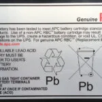 APC Replacement Cartridge 23 Μπαταρία UPS με Χωρητικότητα 8Ah και Τάση 12V 1τμχ