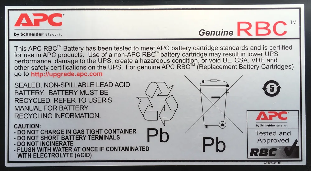 20240809152429_b12c7471 APC Replacement Cartridge 23 Μπαταρία UPS με Χωρητικότητα 8Ah και Τάση 12V 1τμχ - Image 1