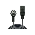 Lindy Lindy Schuko - IEC C19 Cable 2m Μαύρο