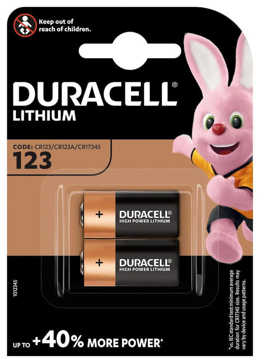 20240809153531_duracell_ultra_mpataries_lithiou_cr123a_3v_2tmch Duracell Ultra Μπαταρίες Λιθίου CR123 3V 2τμχ - Image 1