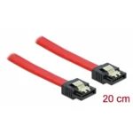 DeLock 7-Pin SATA III male - 7-Pin SATA III male Cable 0.2m Κόκκινο (82675)