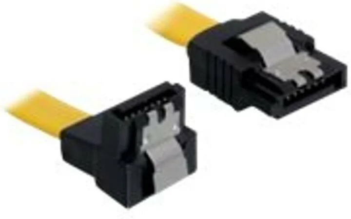 20240809153806_5b809113 DeLock 7-Pin SATA III - 7-Pin SATA III Cable 50cm Κίτρινο (82811) - Image 1