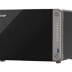 QNap NAS με 6 θέσεις για HDD/SSD και 2 θύρες Ethernet