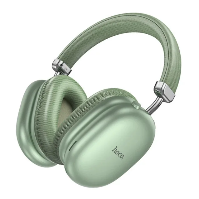 20240812125045_3a732da8 Hoco W35 MAX Ασύρματα / Ενσύρματα Over Ear Ακουστικά με 40 ώρες Λειτουργίας Πράσινα - Image 1