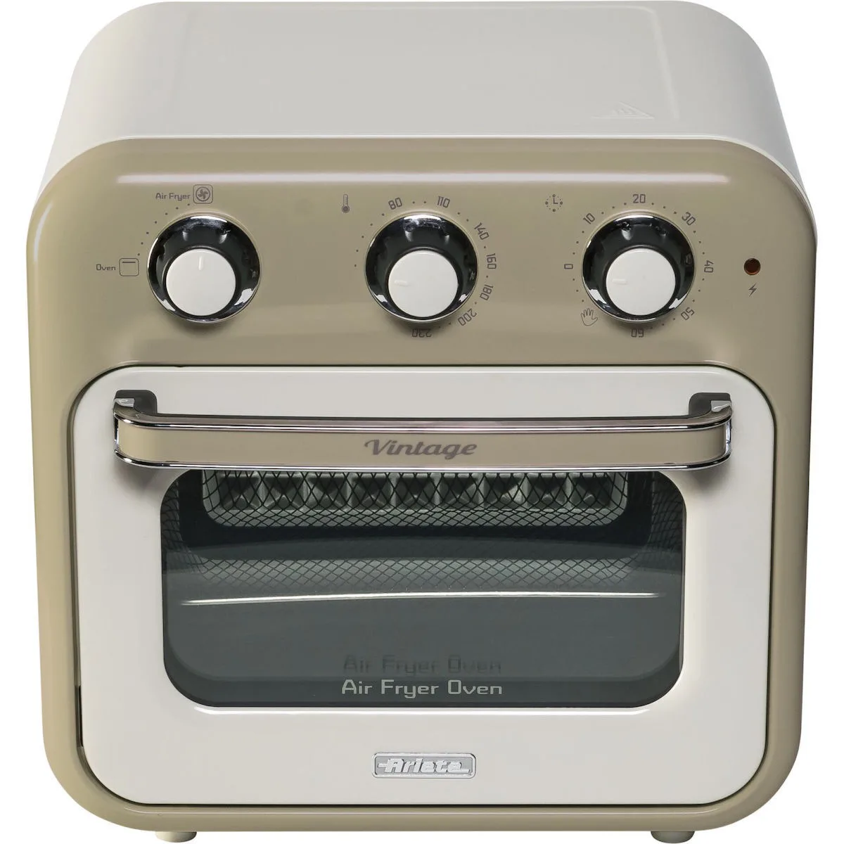 Ariete Vintage Mini 00C463203ARO Ηλεκτρικό Φουρνάκι 16lt Χωρίς Εστίες Μπεζ - Image 1