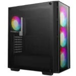 Deepcool Matrexx 55 V4 C Gaming Midi Tower Κουτί Υπολογιστή με Πλαϊνό Παράθυρο και RGB Φωτισμό Μαύρο