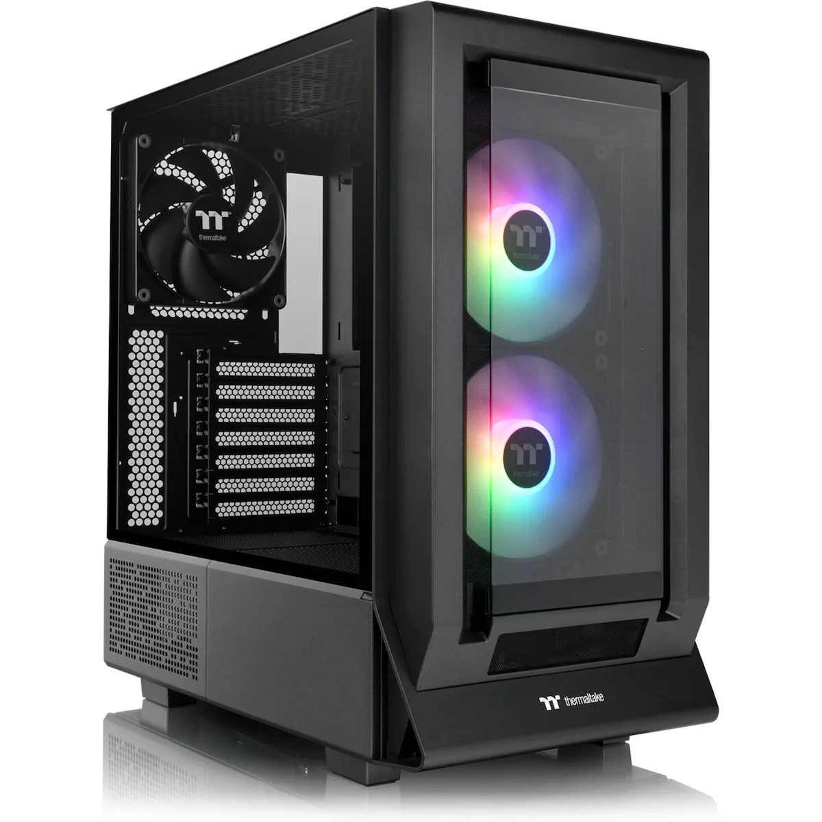 Thermaltake Ceres 350 MX Gaming Midi Tower Κουτί Υπολογιστή με Πλαϊνό Παράθυρο και RGB Φωτισμό Μαύρο - Image 1
