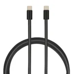 iBox USB 2.0 Cable USB-C male - USB-C 60W Μαύρο 1m (IKUTCS1B)