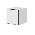 Ντουλάπι Τοίχου Roco RO5 White/Black 37x39x37εκ.