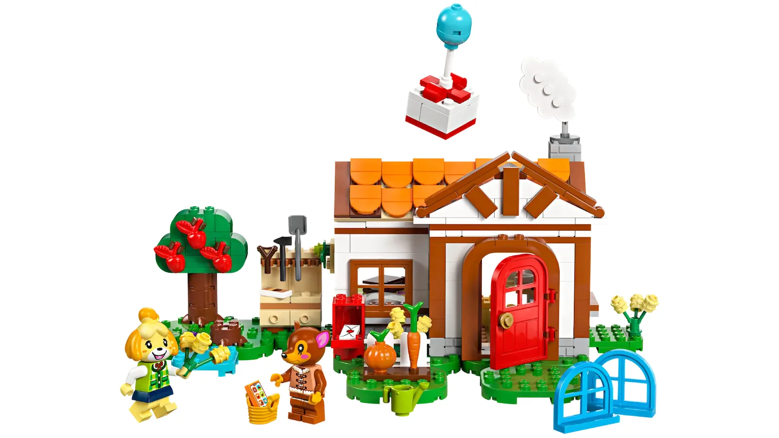 20240814160754_35a85587 LEGO Animal Crossing Animal Crossing Isabelle's House Visit για 6+ Ετών 389τμχ 77049 - Image 1