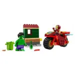 LEGO Marvel Iron Man with Bike and the Hulk για 4+ Ετών 68τμχ 76287