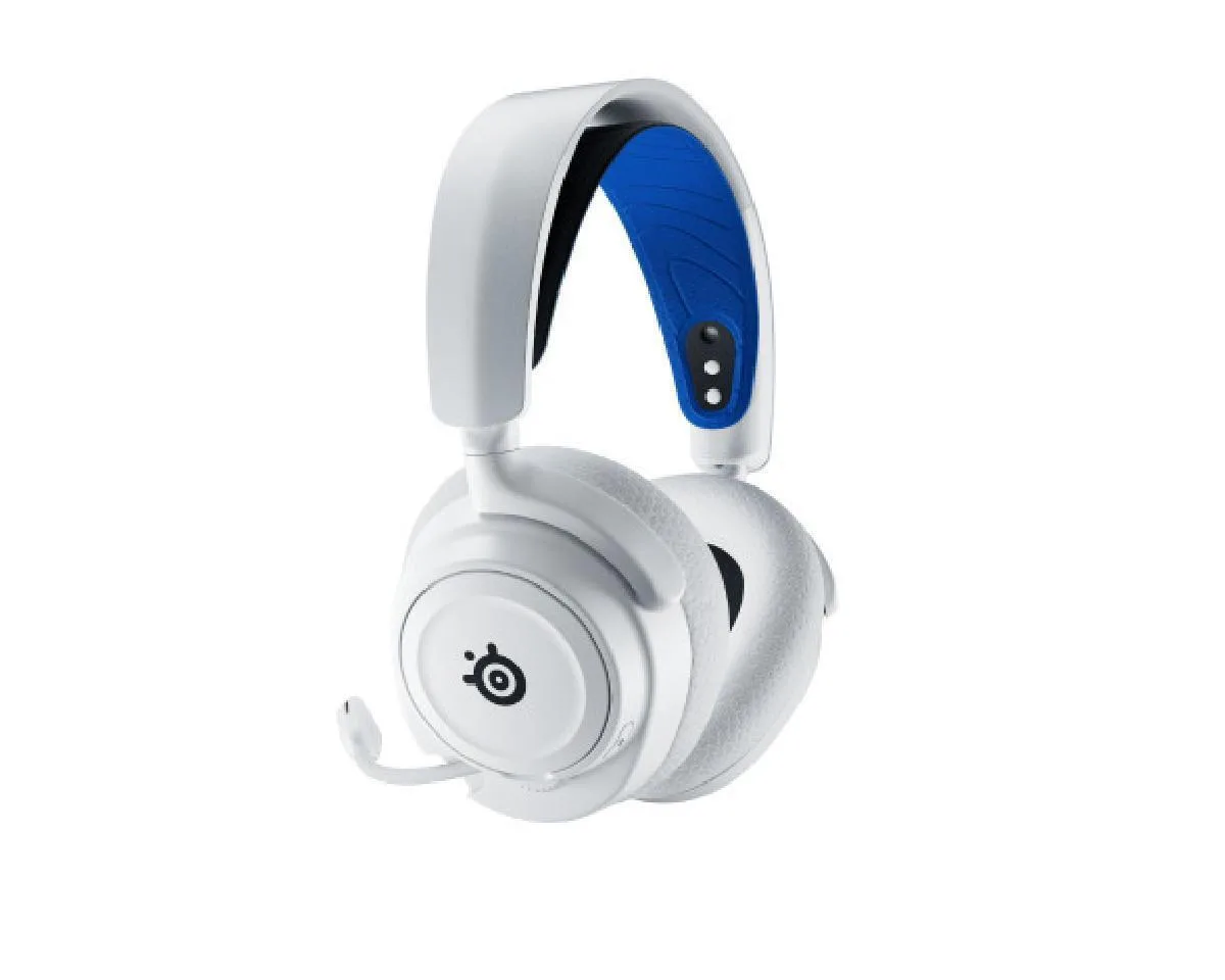 SteelSeries Arctis Nova 7P Ασύρματο Over Ear Gaming Headset με σύνδεση Bluetooth / USB Λευκό - Image 1