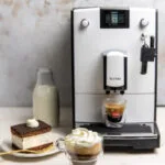 Nivona NICR 560 Αυτόματη Μηχανή Espresso 1455W Πίεσης 15bar με Μύλο Άλεσης Ασημί