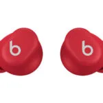 Beats Solo Buds Bluetooth Handsfree Ακουστικά με Θήκη Φόρτισης Transparent Red