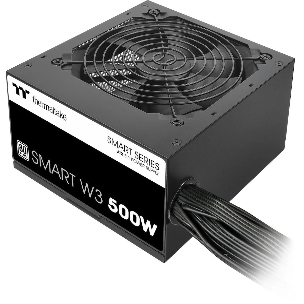 Thermaltake Smart W3 500W Μαύρο Τροφοδοτικό Υπολογιστή Full Wired 80 Plus Standard - Image 1