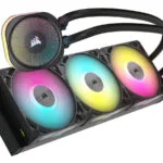 Corsair iCUE LINK TITAN 360 RX RGB Υδρόψυξη Επεξεργαστή Τριπλού Ανεμιστήρα 120mm για Socket AM4/AM5/1700