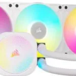 Corsair ICUE LINK TITAN 360 RX RGB Υδρόψυξη Επεξεργαστή Τριπλού Ανεμιστήρα 120mm για Socket AM4/AM5/1700 Λευκή