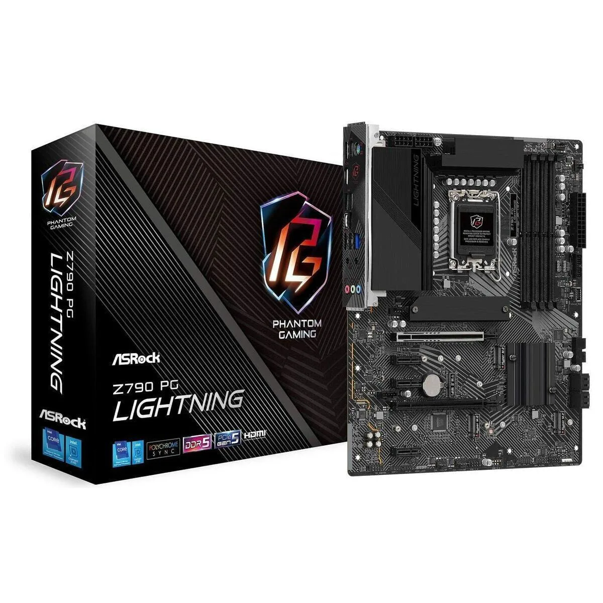 ASRock Z790 PG Lightning Motherboard ATX με Intel 1700 Socket 90-MXBKA0-A0UAYZ - Image 1