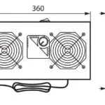 Legrand Linkeo2 Kit 2 Ανεμιστήρας Rack 646238 1τμχ