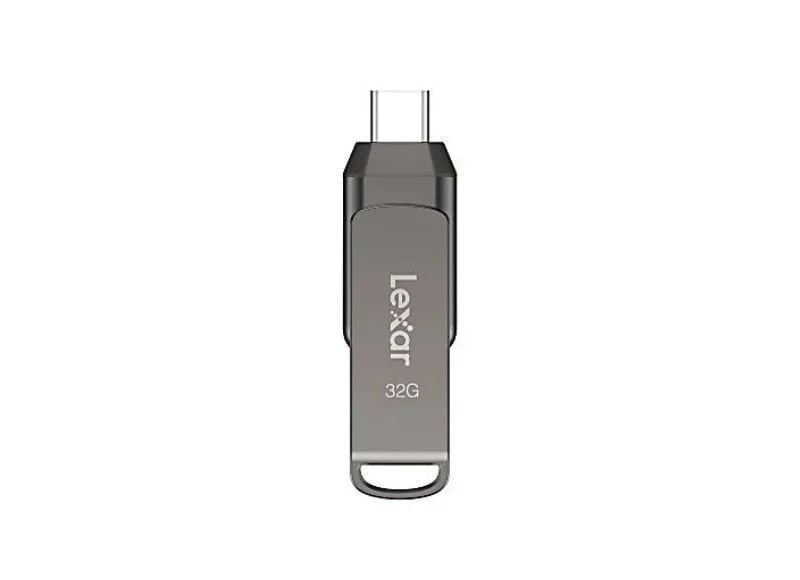 20240821142808_b53fc182 Lexar D400 32GB USB 3.1 Stick με σύνδεση USB-C & USB-A Γκρι - Image 1