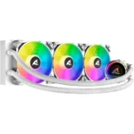 Sharkoon S90 RGB Υδρόψυξη Επεξεργαστή Τριπλού Ανεμιστήρα 120mm για Socket AM4/AM5/1700/1200/115x Λευκή