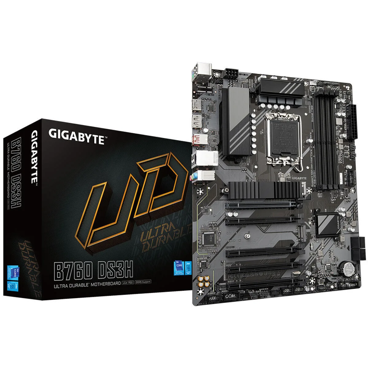 Gigabyte B760 DS3H rev. 1.0 Motherboard ATX με Intel 1700 Socket - Image 1