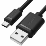 Unitek Regular USB 2.0 to micro USB Cable Μαύρο 3m (Y-C435GBK)