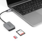 DeLock Card Reader Thunderbolt Thunderbolt 3 Type-C για SD Γκρι (91009)