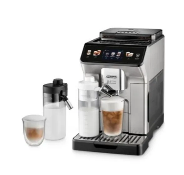 De'Longhi Eletta Explore Αυτόματη Μηχανή Espresso 1450W Πίεσης 19bar για Cappuccino με Μύλο Άλεσης Ασημί - Image 1