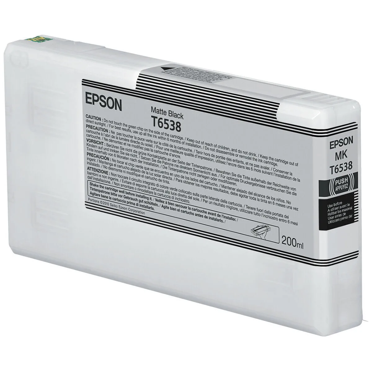 Epson Τ6538 Γνήσιο Μελάνι Εκτυπωτή InkJet Matte Μαύρο (C13T65380N) - Image 1