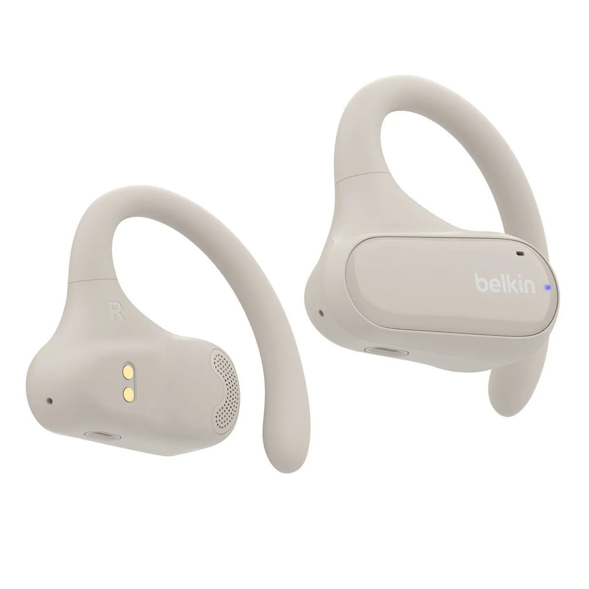 Belkin SoundForm ClearFit Open Ear Bluetooth Handsfree Ακουστικά με Αντοχή στον Ιδρώτα και Θήκη Φόρτισης Λευκά - Image 1