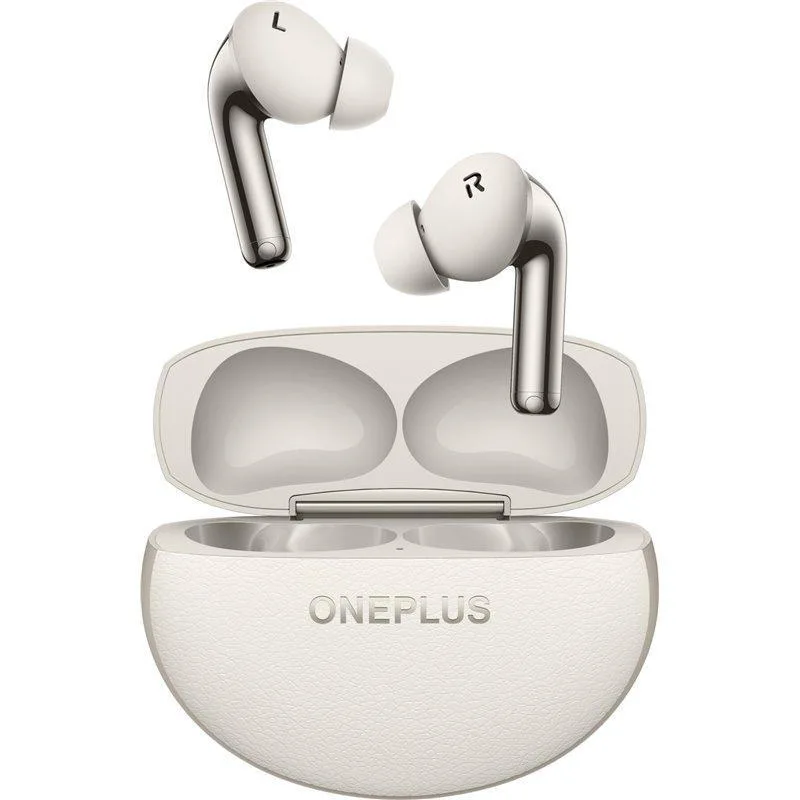 OnePlus Buds Pro 3 Bluetooth Handsfree Ακουστικά με Αντοχή στον Ιδρώτα και Θήκη Φόρτισης Lunar Radiance - Image 1