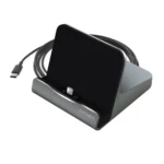 4Smarts Βάση Φόρτισης και Καλώδιο USB-C 60W Power Delivery / Quick Charge 3.0 σε Γκρι χρώμα (462261)