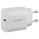 Intenso Φορτιστής Χωρίς Καλώδιο με Θύρα USB-C 20W Λευκός (W20C)