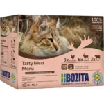 Bozita Feline Meat In Υγρή Τροφή για Ενήλικες Γάτες σε Κονσέρβα με Κρέας χωρίς Σιτηρά & Γλουτένη 12x85gr