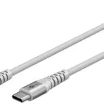 Goobay USB 2.0 Cable USB-C male - USB-C 60W Λευκό 2m (70194)
