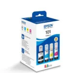 Epson 101 Γνήσιο Πακέτο 4 Μελανιών Εκτυπωτή InkJet Κίτρινο / Κυανό / Ματζέντα / Μαύρο (C13T03V64A)
