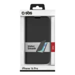 SBS Smooth Wallet Μαύρο (iPhone 16 Pro)