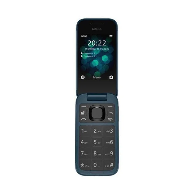 20240909115523_0b2fe0e8 Nokia 2660 Flip Dual SIM Κινητό με Κουμπιά Μπλε - Image 1
