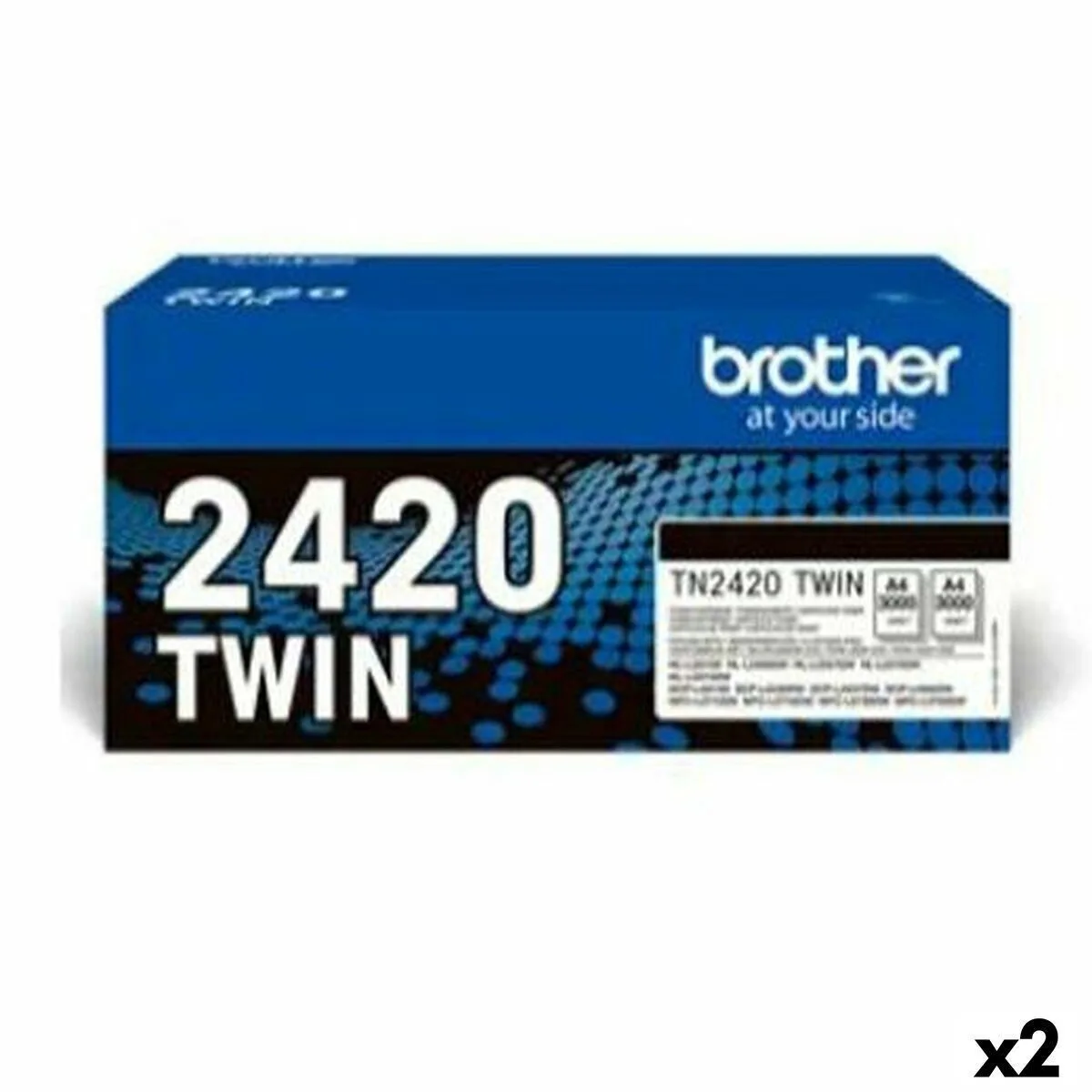 Brother TN-2420 Γνήσιο Multipack Toner Laser Εκτυπωτή Μαύρο 2τμχ TN-2420 - Image 1