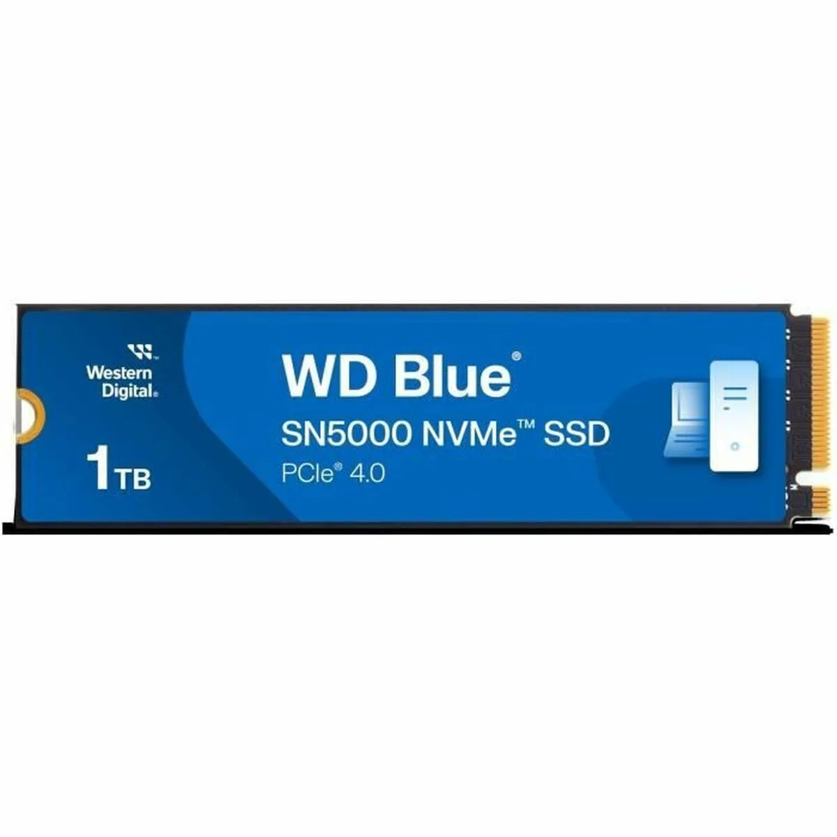 Western Digital Blue SN5000 SSD 1TB τύπου M.2 με σύνδεση PCI Express 4.0 WDS100T4B0E - Image 1