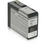 Epson T5808 Γνήσιο Μελάνι Εκτυπωτή InkJet Matte Μαύρο (C13T58080N)