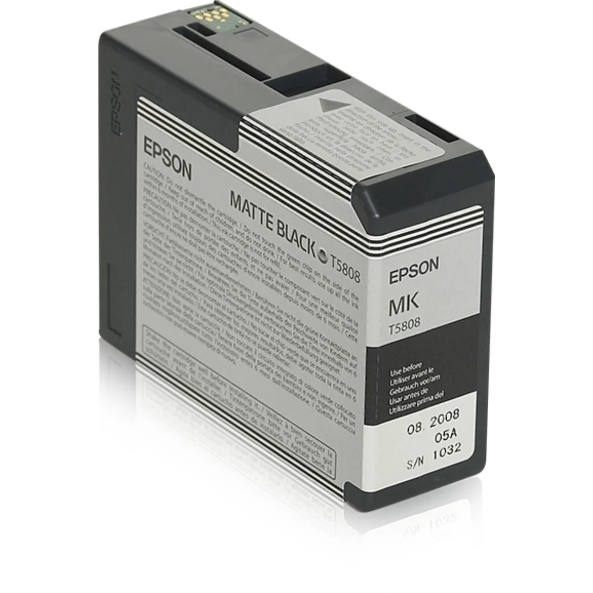Epson T5808 Γνήσιο Μελάνι Εκτυπωτή InkJet Matte Μαύρο (C13T58080N) - Image 1