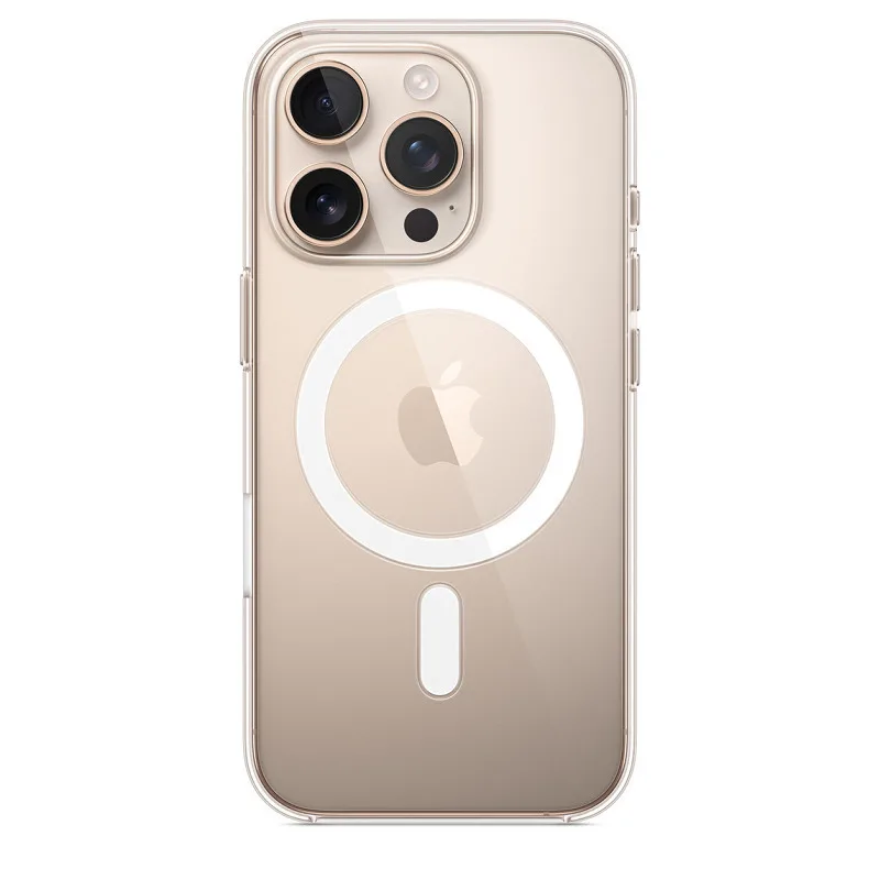 Apple Clear Case with MagSafe Back Cover Σιλικόνης Διάφανο (iPhone 16 Pro) MA7E4ZM/A - Image 1