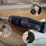 Bosch MSM4B6V2 Ραβδομπλέντερ με Πλαστική Ράβδο 1000W Γκρι