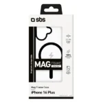 SBS Back Cover Σιλικόνης Μαύρο (iPhone 16 Plus)