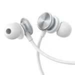 Joyroom JR-EW03 In-ear Handsfree Ακουστικά με Βύσμα 3.5mm Ασημί